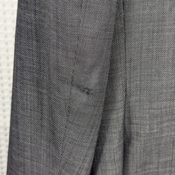 Bonobos 38R Slim Fit Gray Wool Stretch Blazer Men 2 Button Jacket Import Lycra - Picture 6 of 7